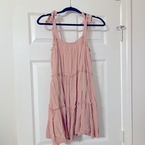 Pink dress for summer